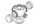 Serviceset | Kruisstuk Whirlpool