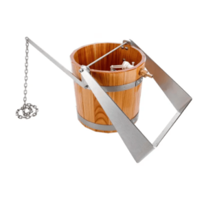 Houten Stortdouche Emmer met Houder